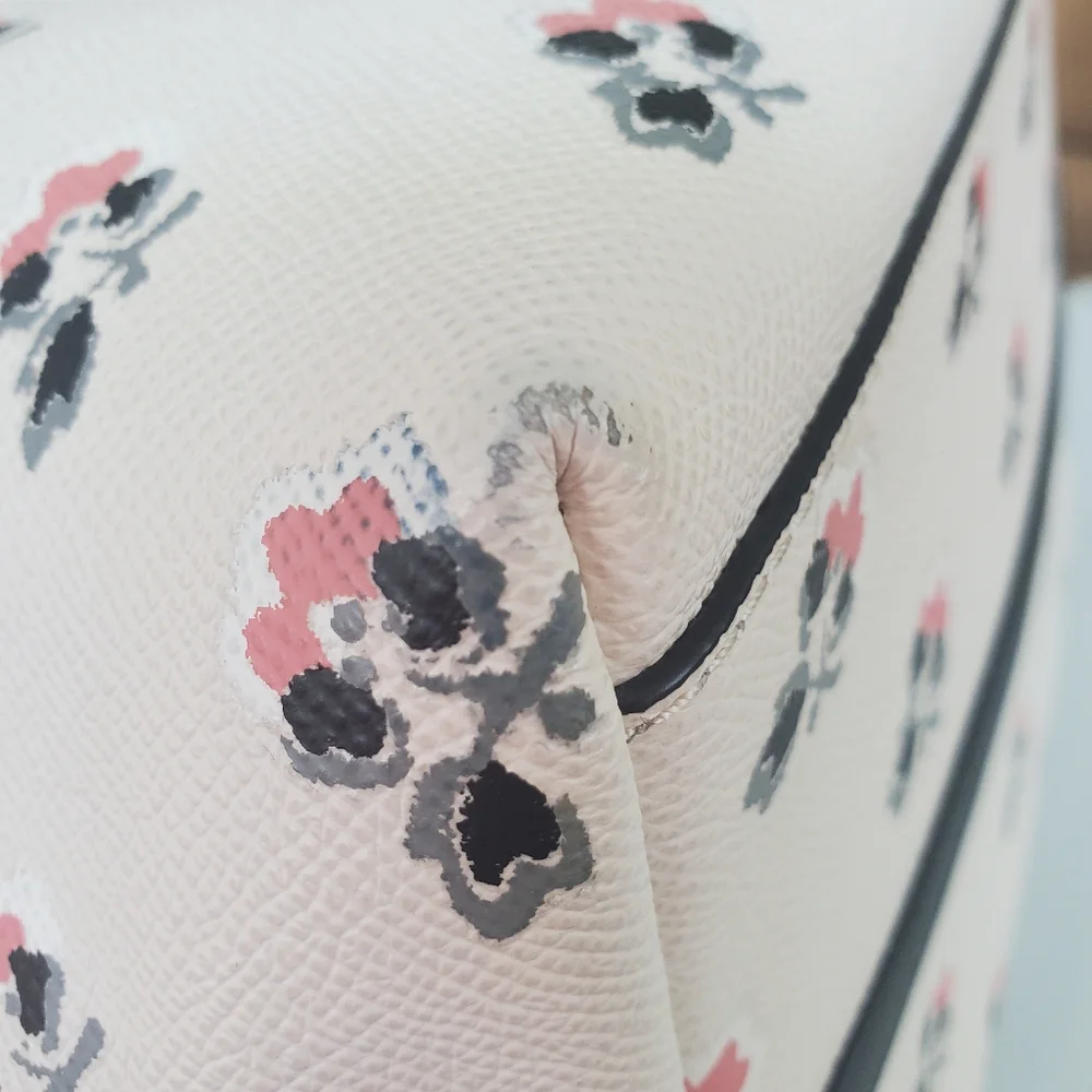 Coach floral zip top taxi tote - Picture 12 of 12